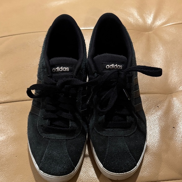 adidas Shoes - Adidas Black Suede Casual Sneakers